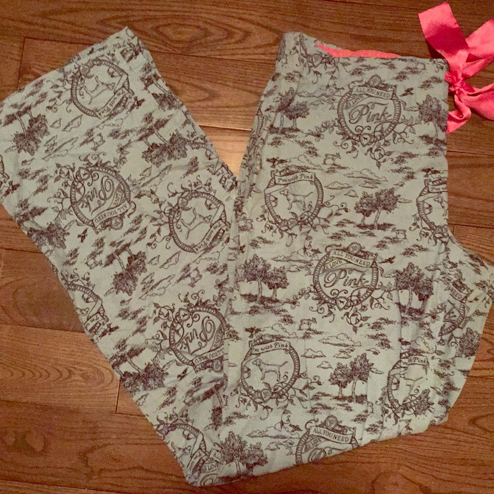 Pink Cotton pajama pants